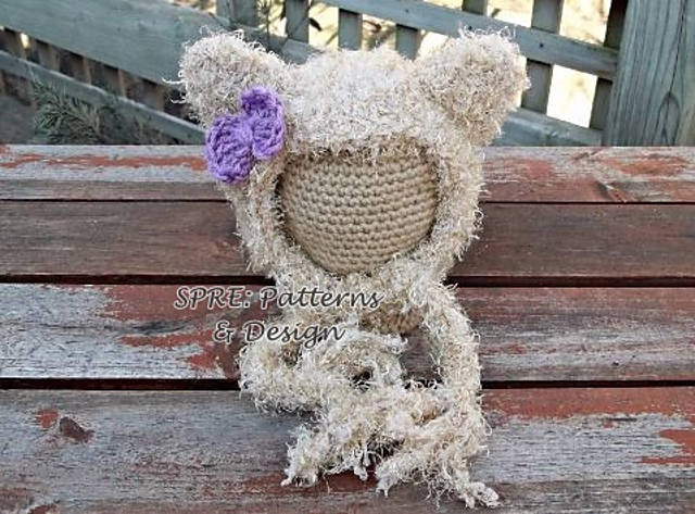Soft Kitty Bonnet