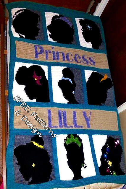 Princess Silhouette Blanket