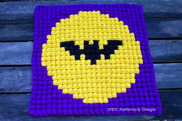Bat Halloween Square