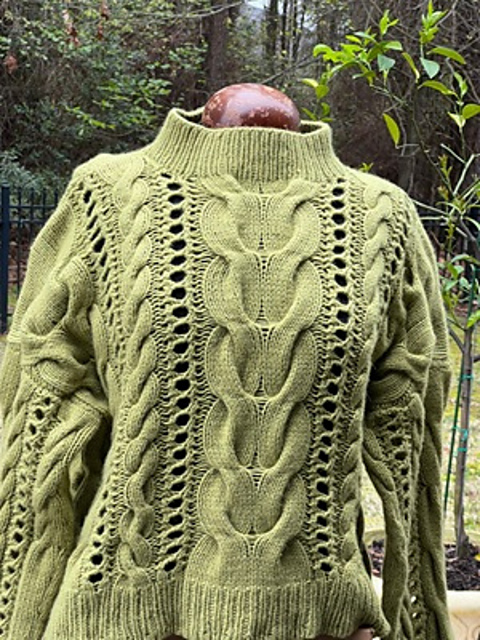 KK 741 Cables and Holes Sweater