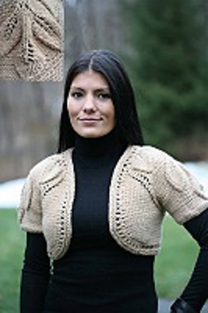Leaf Sleeve Raglan Bolero KK643