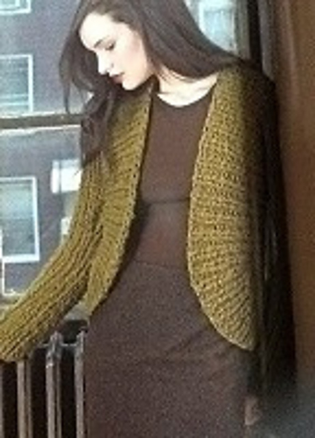 Cozy Moss Shrug