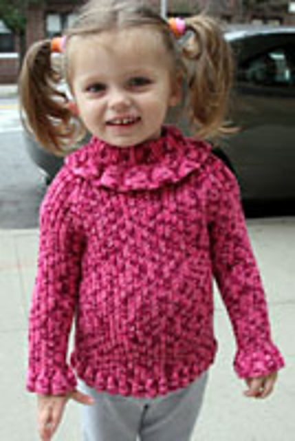 Girl's Ruffled Turtleneck KK509