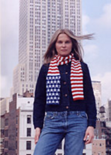 American Flag Scarf KK160