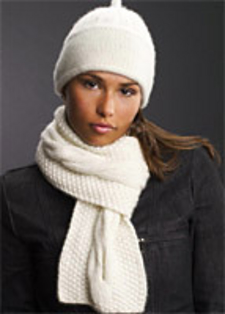 Cashmere Hat and Scarf KK239