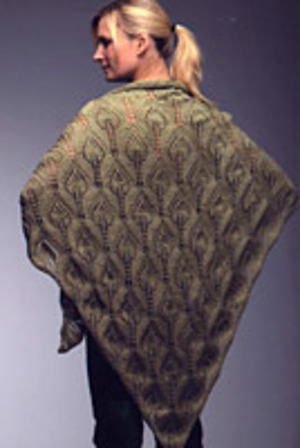 Leaf Lace Shawl KK267