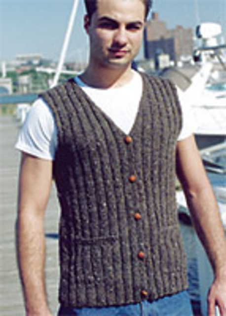 Soft Tweed Vest KK197