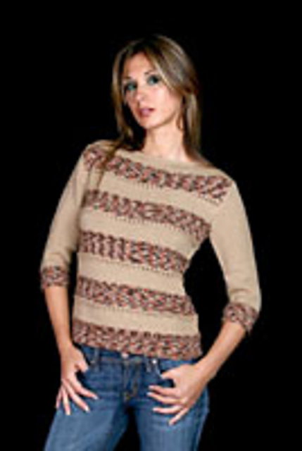 Striped Aurora Sweater Karabella KK505