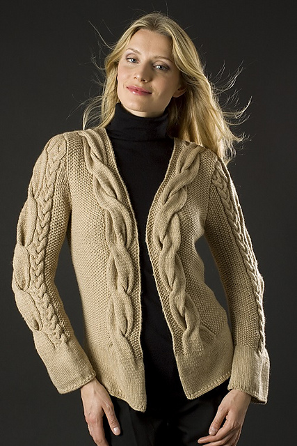 KK 606 Cabled Cardigan