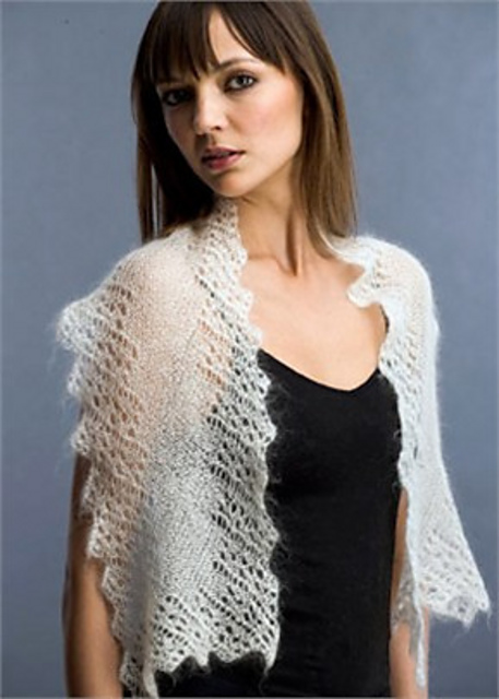 KK 105 Diagonsal knit scarf