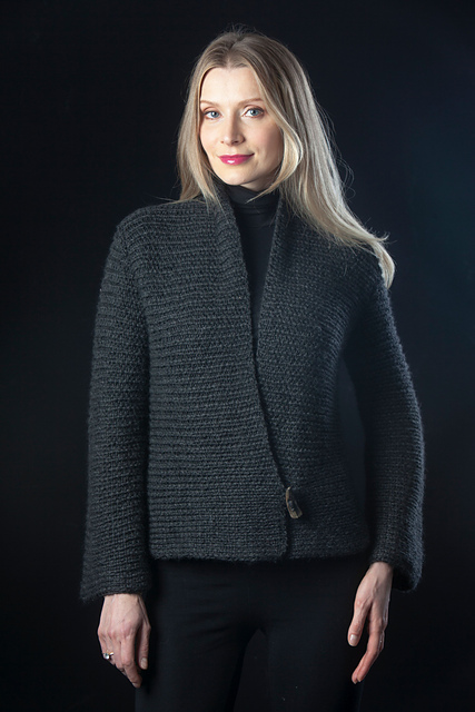 KK 693 Horizontal Ribbed Cardigan