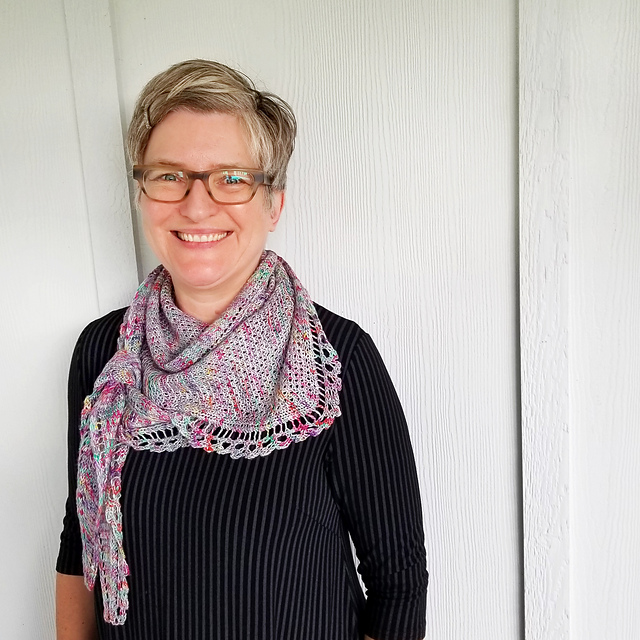 Bird's Eye Shawlette
