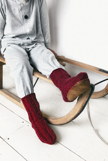 Inside-Out Slipper Socks