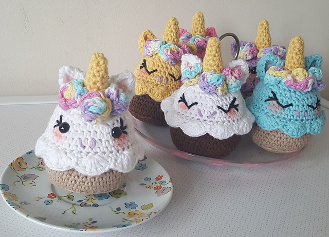 Lavender Unicorn Cupcake
