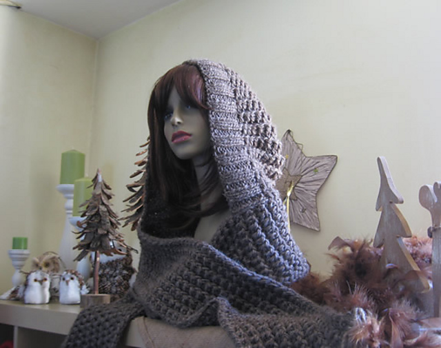 Chunky Hooded Scarf