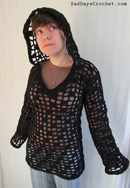 Open Checkerboard Hoodie