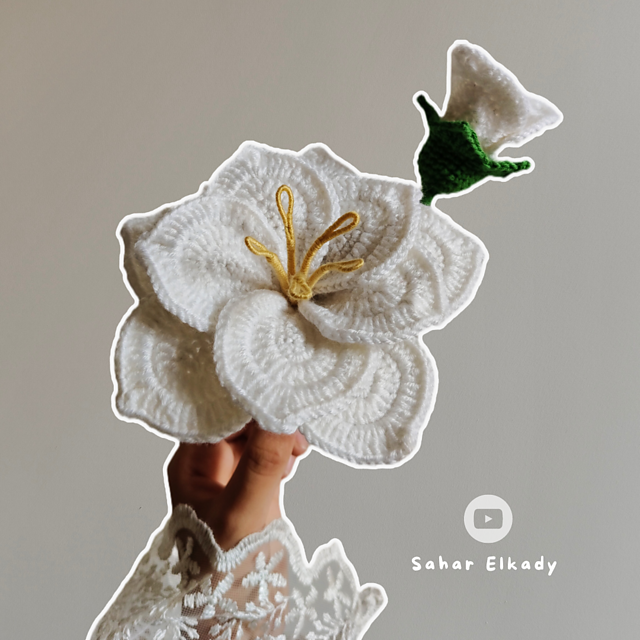 Crochet flower