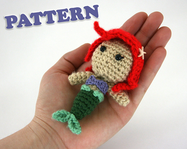 Ariel The Little Mermaid Amigurumi Doll