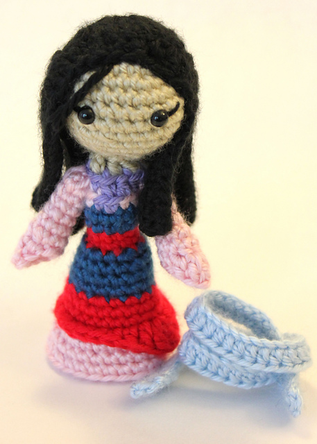 Samurai Princess Amigurumi Doll