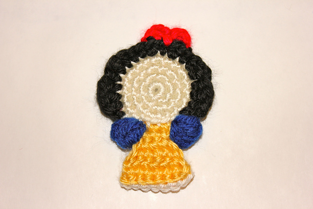 Snow White Princess Applique