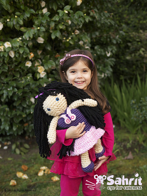 BESTI Sivani 15" PLAY-size Crochet Doll Amigurumi