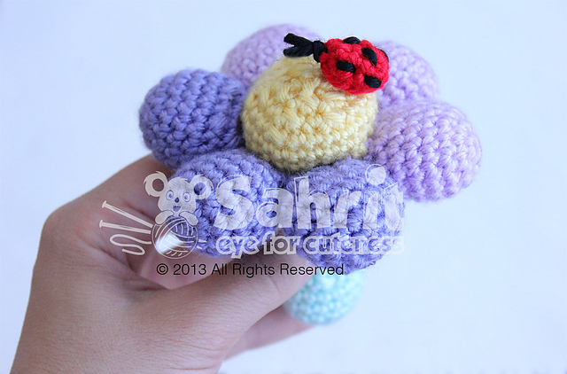 Flower Rattle Toy Amigurumi