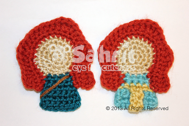 Merida Warrior and Princess Applique