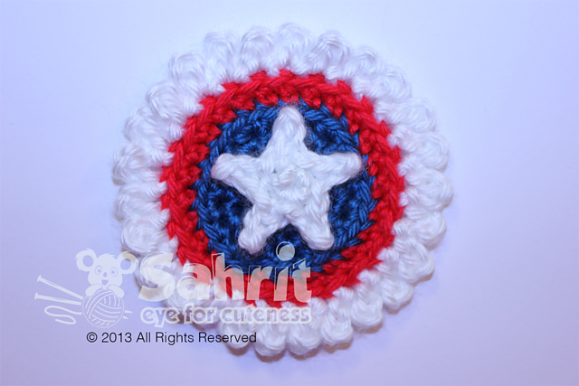4th of July Applique Embelishment Banner Patch