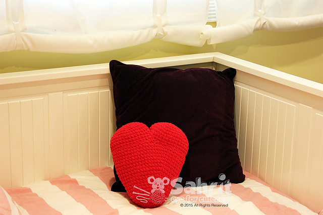 Soft Heart Pillow