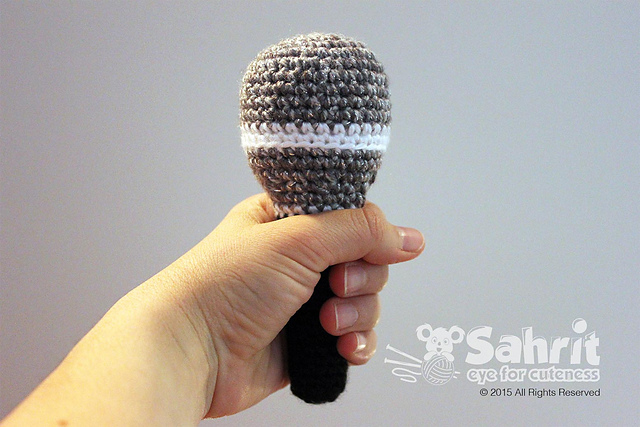 Microphone Toy Rattle