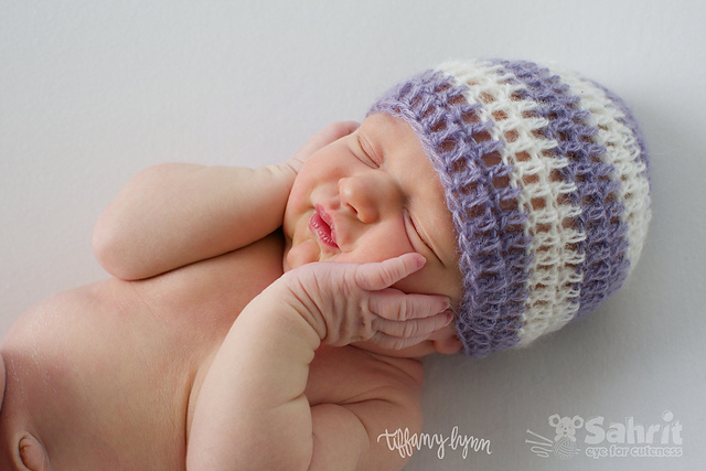 Fuzzy Striped Hat