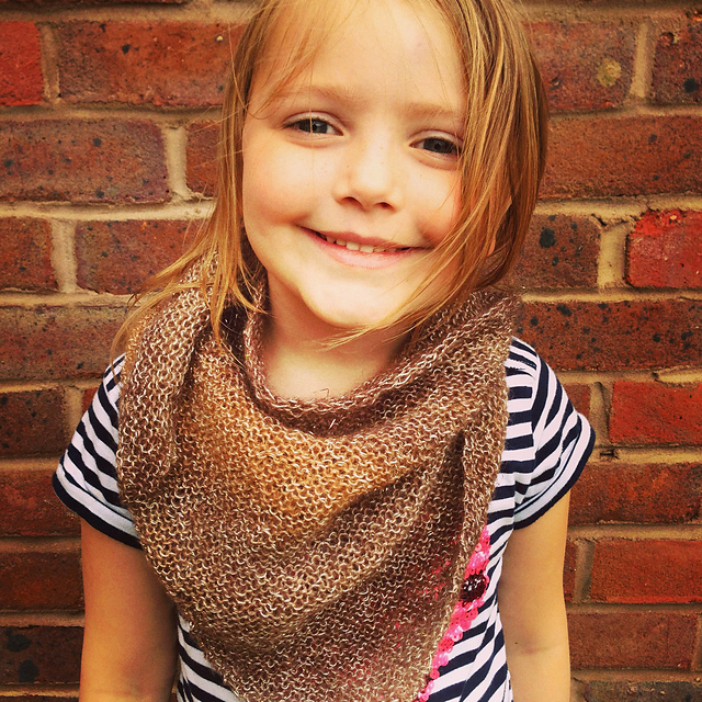 Simplest Garter Stitch Bandana