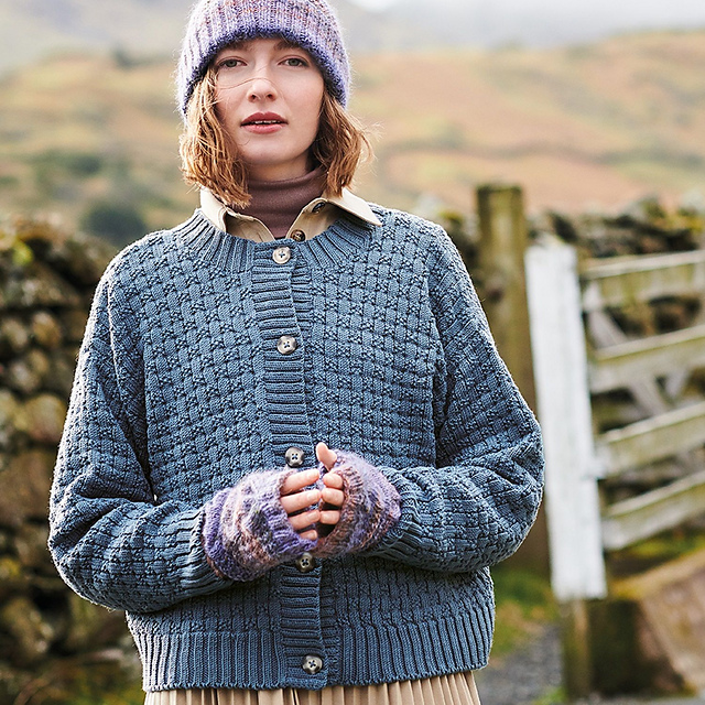 Jacke aus Essentials Merino DK