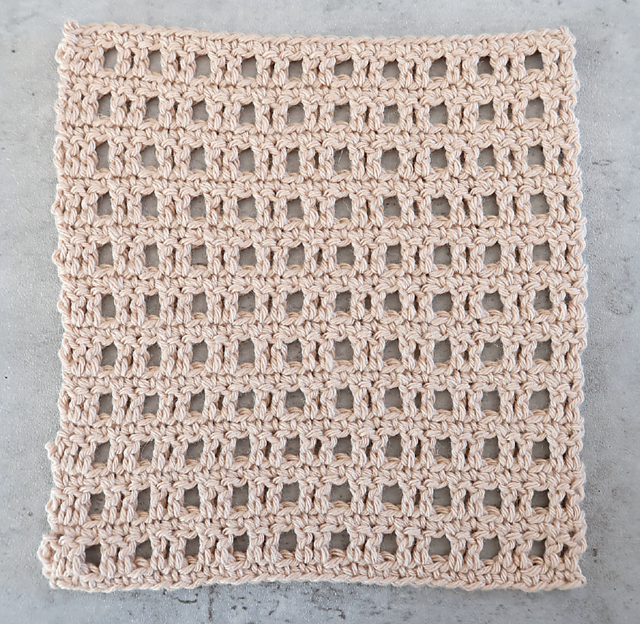 Tiny Squares Washcloth