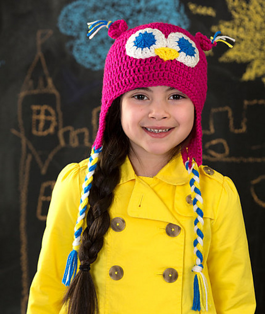 Ravelry Hootin’ Owl Hat pattern by Salena Baca