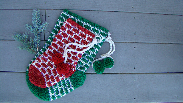 Holiday Sparkle Christmas Stocking