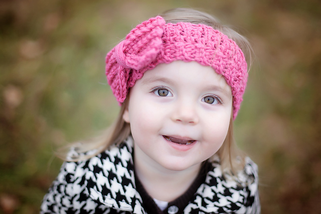 Headband & Ear Warmer with Bow