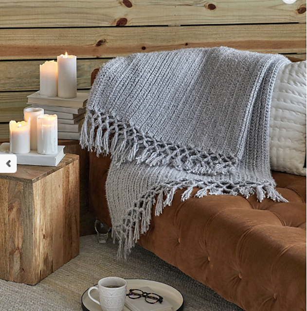 Cozy Time Fringe Throw