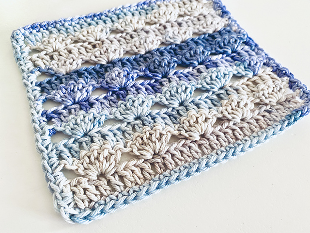 Simple Shell Washcloth