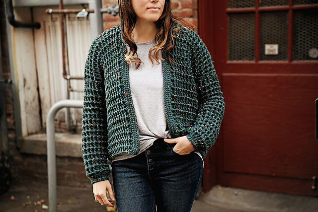 Ravelry: Tweed Cardigan pattern by Salena Baca