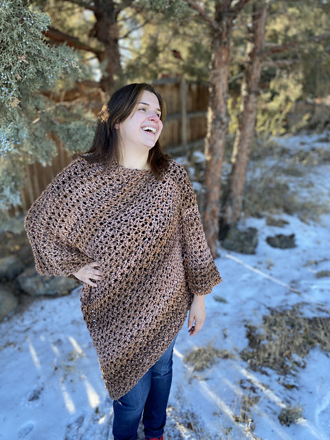 Ravelry: Ginger Snap Poncho pattern by Salena Baca