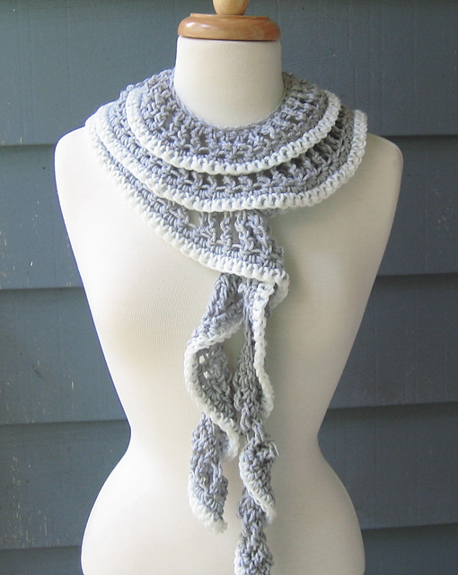 Ruffle Scarf No 4