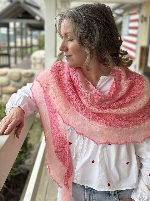 Strawberry Bay Shawl