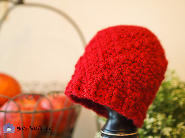 Chevron Puff Newborn Hat