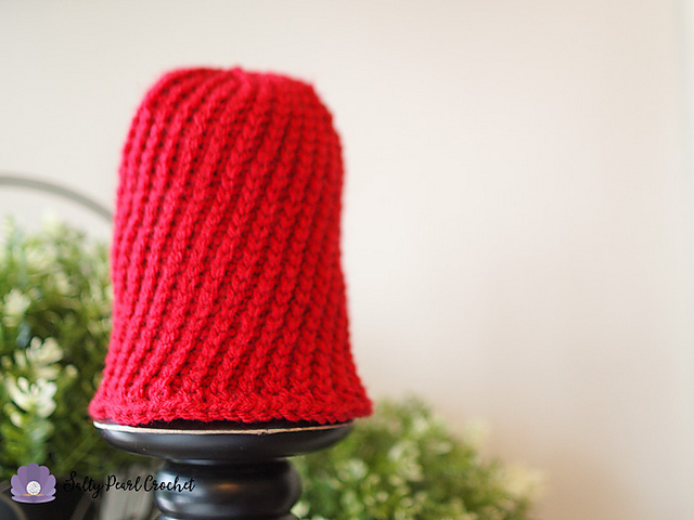 Bias Ribbed Baby Hat