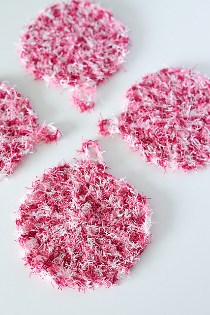 Simple Pink Kitchen Scrubby