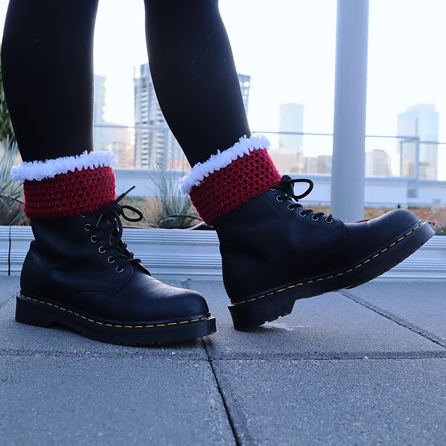 Crocheted Boot Cuffs