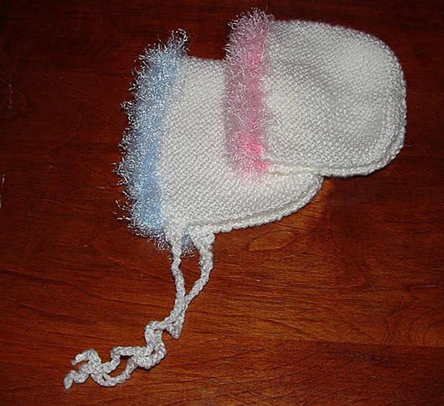 Fuzzy Brim Baby Bonnet