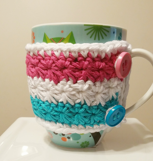 Wrapped in Stars Mug Cozy