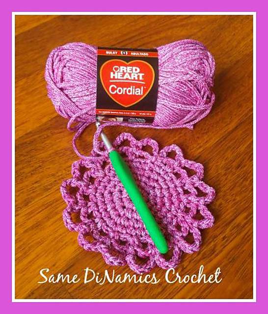 Raspberry Burst Coaster